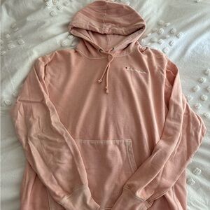 Champion Salmon Pink Hoodie Size M